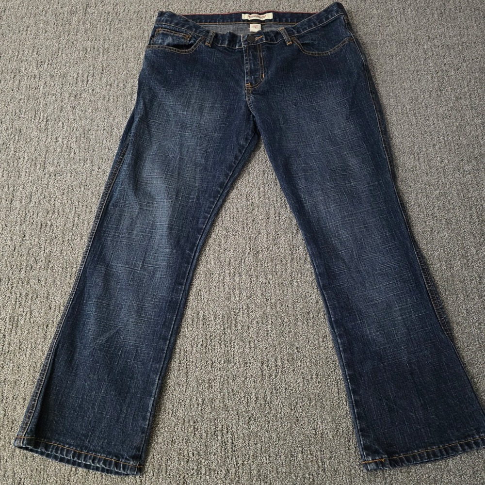 Abercrombie & Fitch Bootcut Jeans Womens 8 Medium Wash Stretch Y2K Low Rise